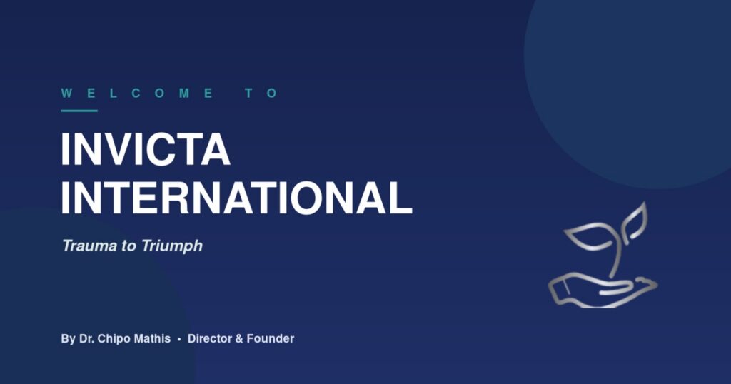 Dr. Chipo Mathis welcomes you to INVICTA International — faith-centered, trauma-informed support for healing, caregiving burnout, and moving from trauma to triumph.